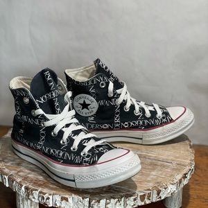 JW Anderson black & white converse All stars 7.5